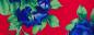 Mobile Preview: Crespon Koshibo rot mit blauen Blumen