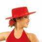 Preview: Flamenco hat in 3 colors: black, red or gray