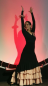 Preview: Flamenco body dance leotard ROSARIO black beige
