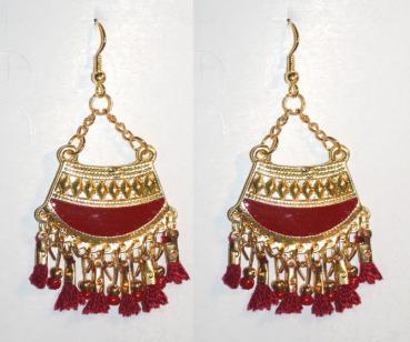 Flamenco earrings oriental