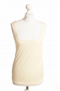 Flamenco Top in Punto Marfil (Ivory) E4548