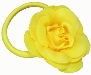 Flamenco flower with hair tie for children in many colors