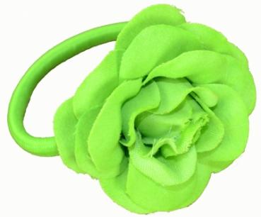 Flamenco flower with hair tie for children in many colors