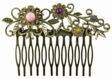 Flamenco peineta, hair comb in many colors