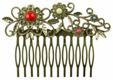 Flamenco peineta, hair comb in many colors