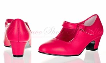 Flamencoschuhe für Kinder pink