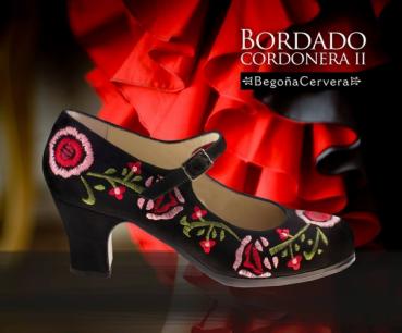 Flamencoschuhe von Begoña Cervera Model Bordado Cordonera II M19 Individuell