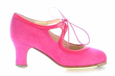 Flamencoschuhe Model Elda pink