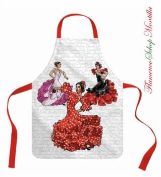 Kitchen apron Flamencas