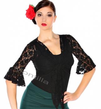 Flamenco blouse 3152 RED Wrap blouse