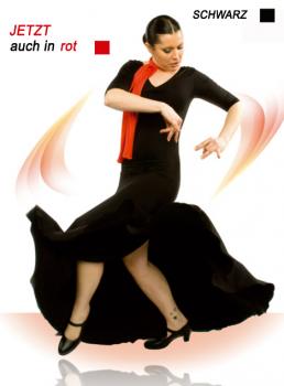 Flamencokleid Schwarz aus Punto 4001