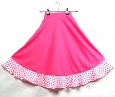 Flamenco skirt for children pink/white 3332