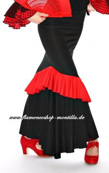 Flamenco skirt model EF130 black/red