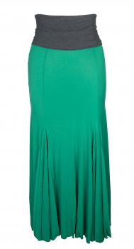 Flamenco skirt Mirabel green made of Punto Elastico