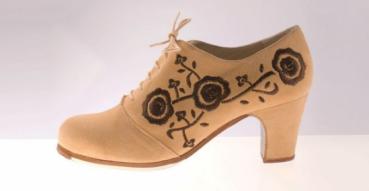 Flamencoschuhe von Begoña Cervera Model Ingles Bordado M17 Individuell