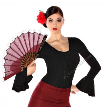 Flamencobluse 3190 schwarz