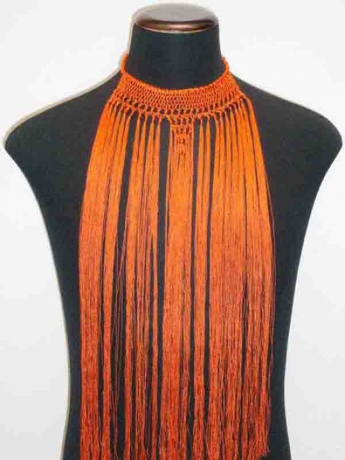 Collar Flamenca Flecos Buganvilla – Musamblú