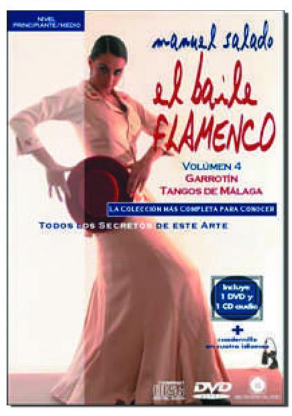 Flamenco school learning DVD Garrotin and Tangos de Malaga