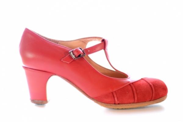 Flamencoschuhe von Menkes Model Cordobes rot