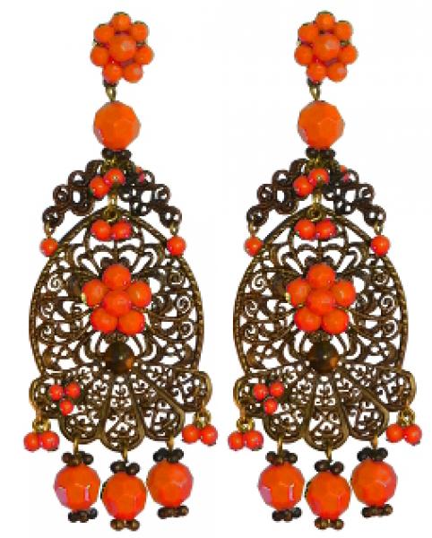 Flamenco earrings