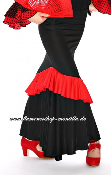 Flamenco skirt model EF130 black/red