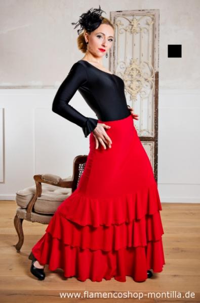 Flamenco skirt Amanda rot