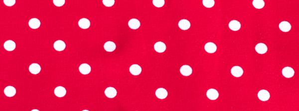 Cotton jersey with white dots in different colers