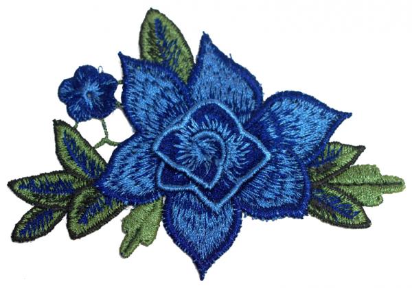 Sticker Blume Blau