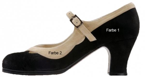 Flamenco shoes by Begoña Cervera Model Salon Correa II M30 Individuell