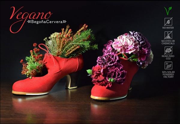 Flamenco shoes by Begoña Cervera Model Vegano M29 Individuell
