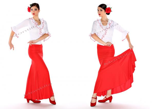 Flamenco Skirt EF118 Red