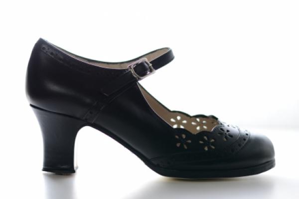 Flamencoschuhe Model Fresa schwarz