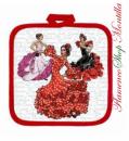 Kitchen pot holders flamencas